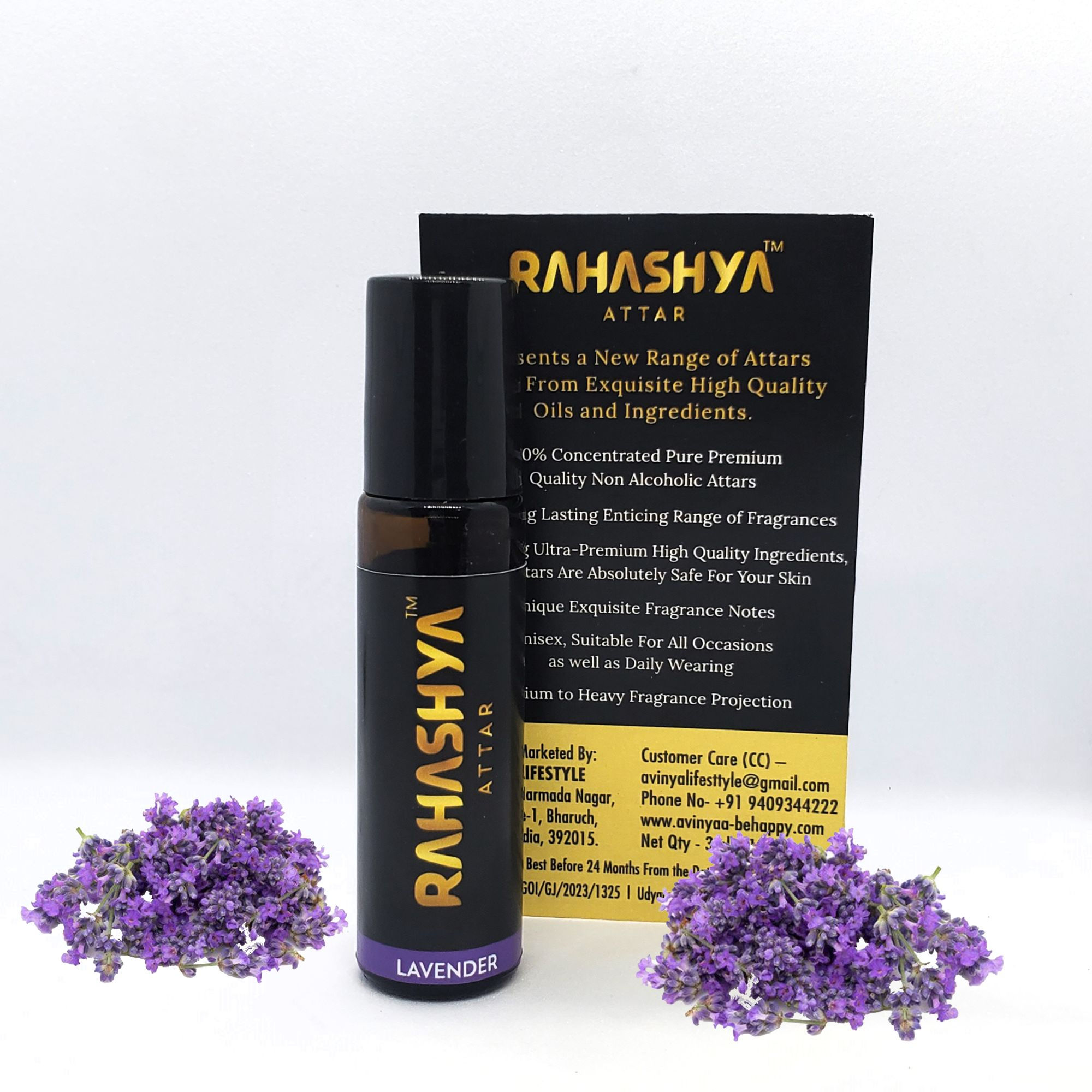 Lavender Flower Premium Comforting Long Lasting Unisex Roll-On Attar