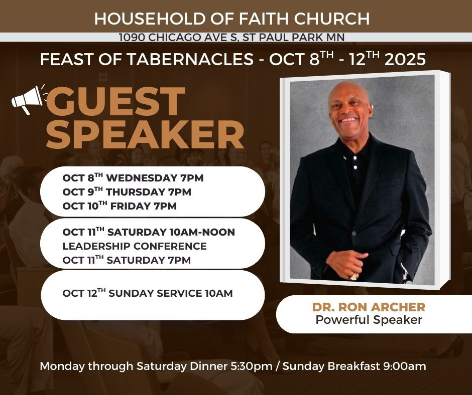 Feast of Tabernacles Oct 9th Thursday