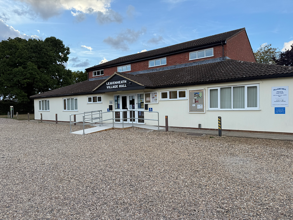 Leavenheath Village Hall car park