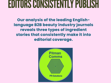 The 3 Ingredients Stories That Drive Beauty Press Coverage