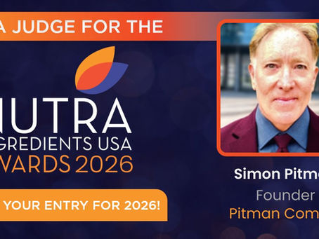 Delighted to be judging beauty from within for the Nutraingredients Awards 2026