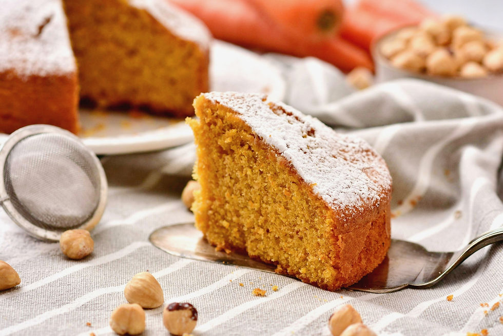 torta carote e nocciole