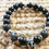 Miniature : Bracelet onyx casque viking