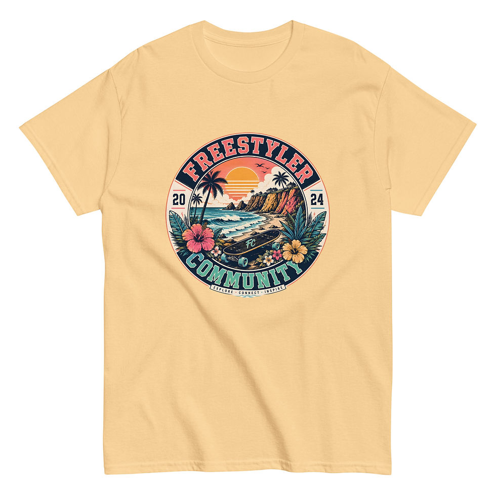 Miniature : T-shirt classique freestyler hawaian style