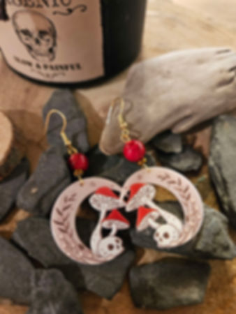 boucles d'oreilles plexi