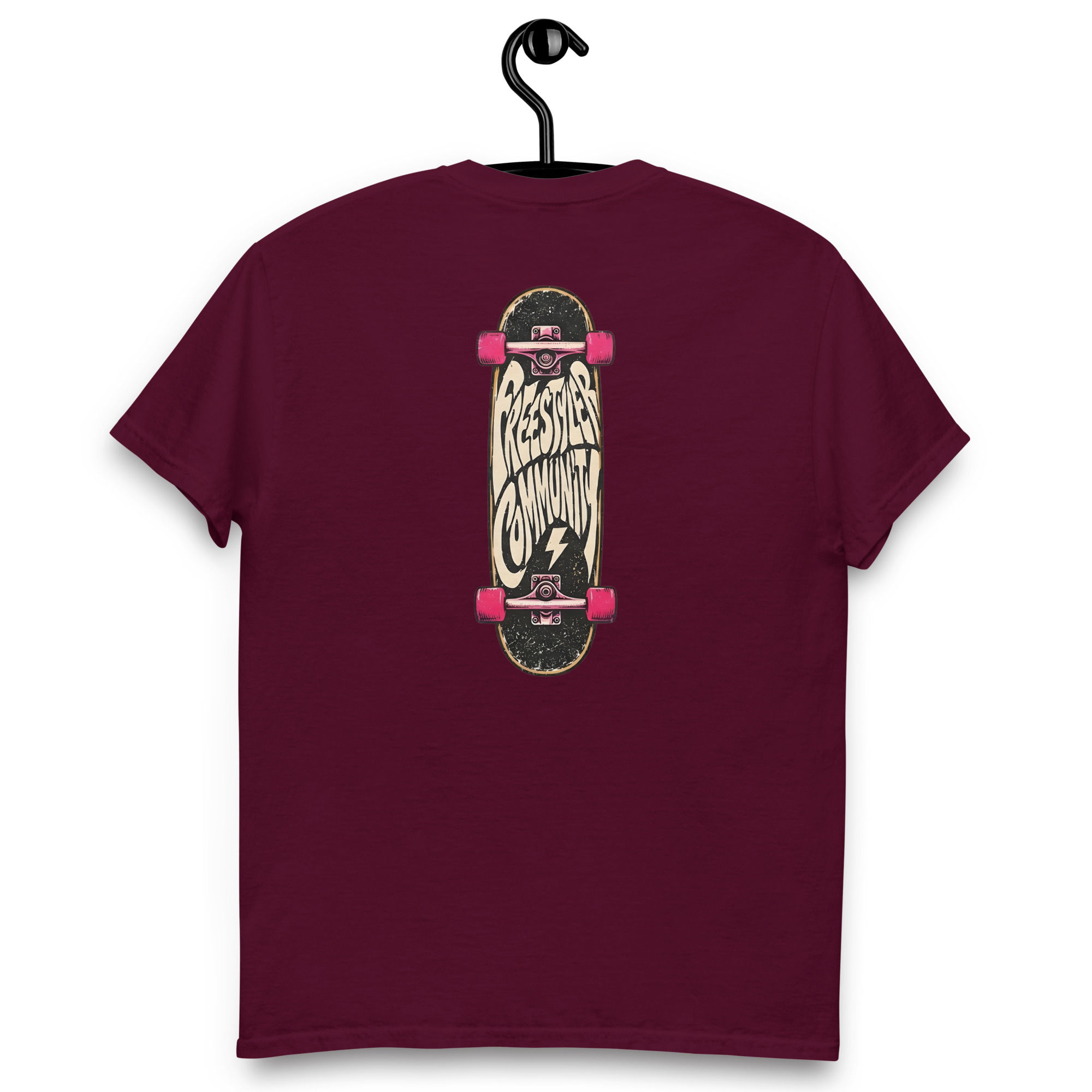 T-shirt skateur unisexe