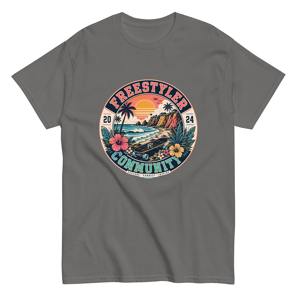 Miniature : T-shirt classique freestyler hawaian style