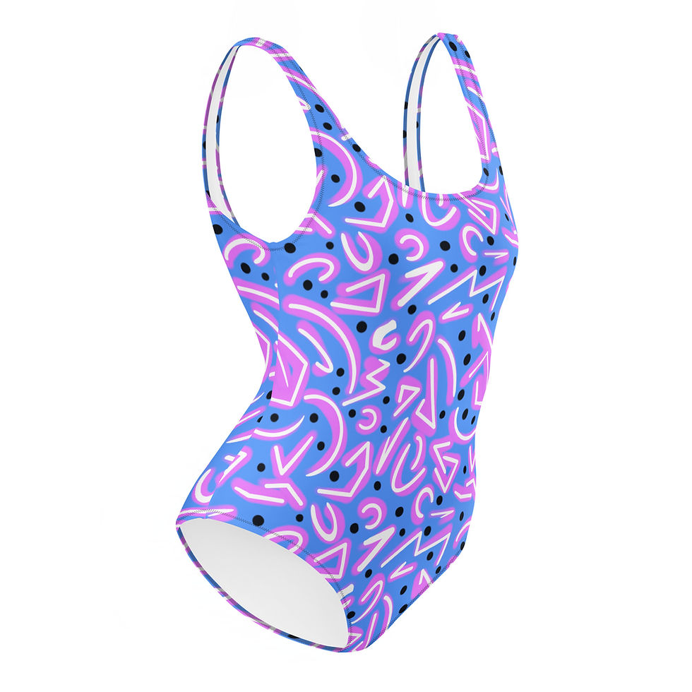 Thumbnail: Aggro Pink One-Piece Swimsuit