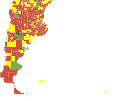 TDF, Santa Cruz y Chubut entre las provincias con mayor riesgo epidemiológico