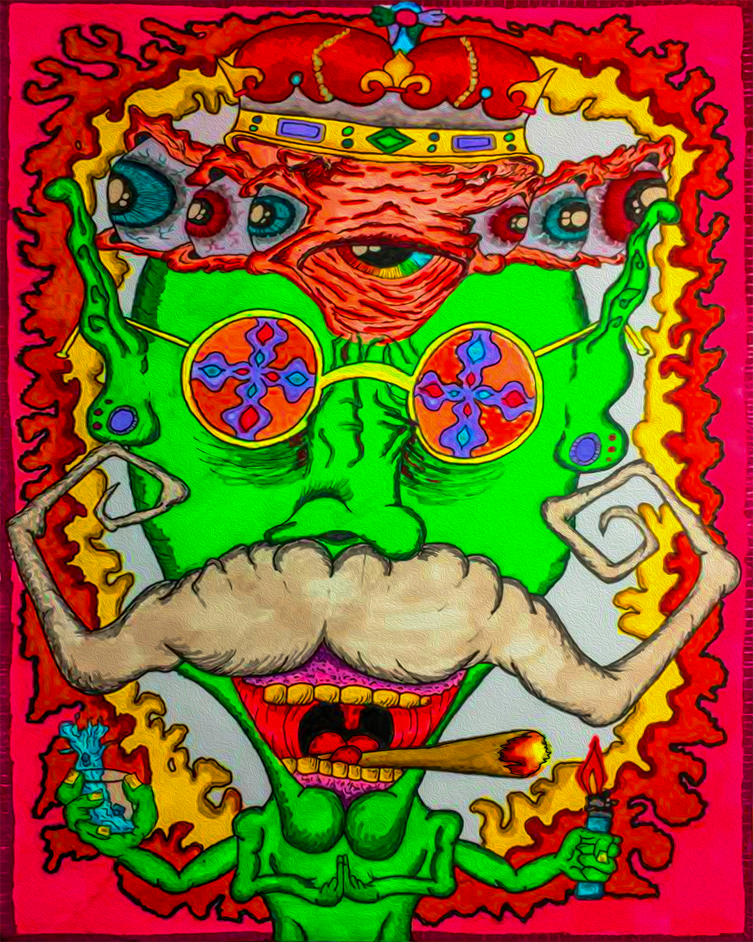 MR. BOOMBASTIC 16X20 COLD PRESS PAPER PRINT