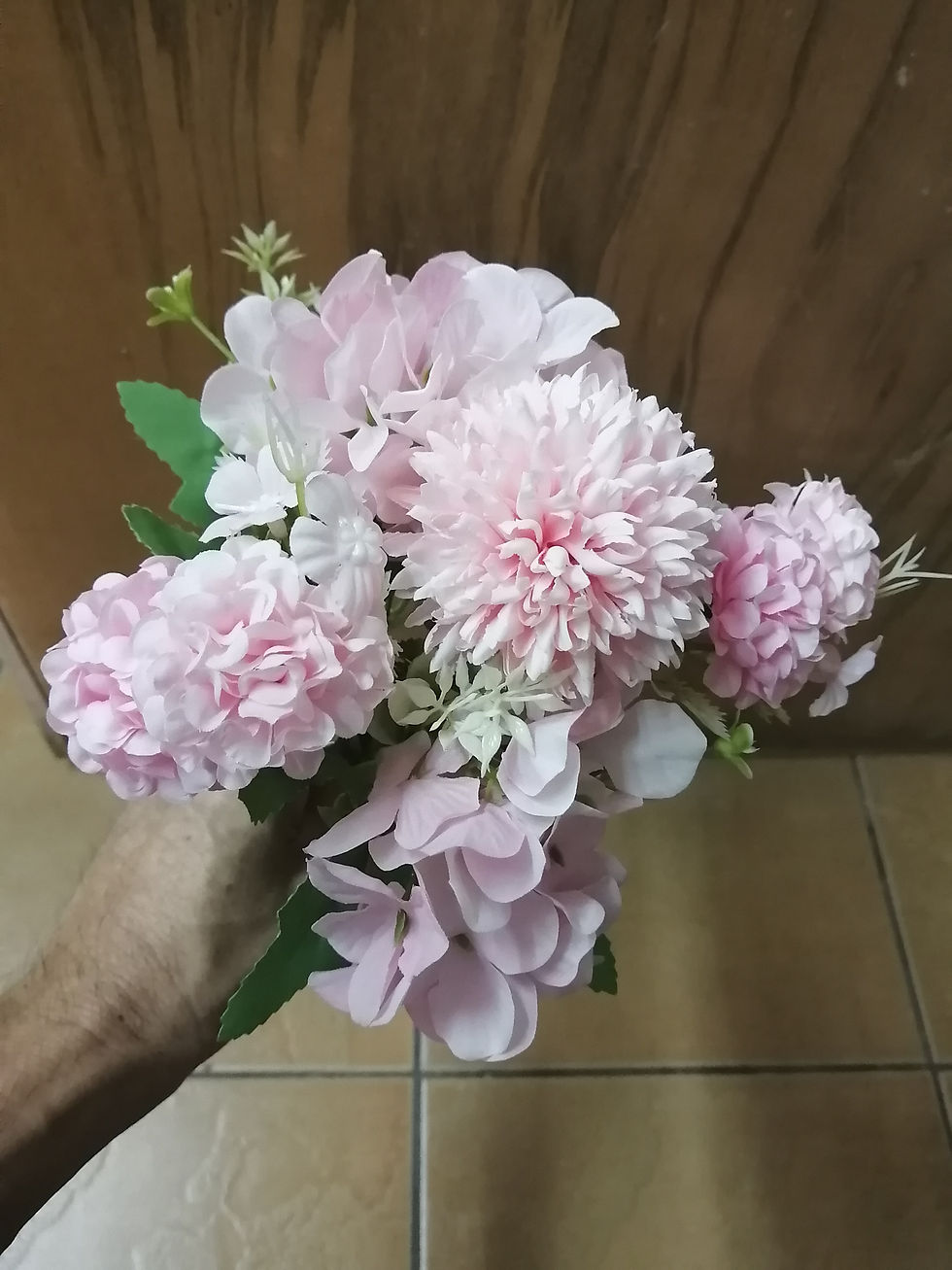 Thumbnail: Mom with Hydrangea