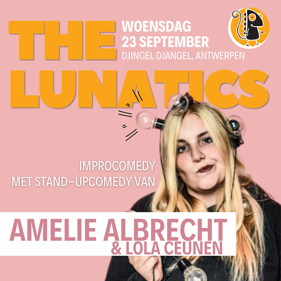 Impro + Stand-Up Comedy met Lola Ceunen & Amelie Albrecht