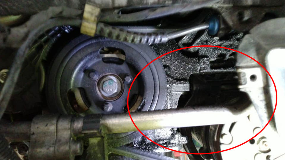 BMW Engine Oil Leak
