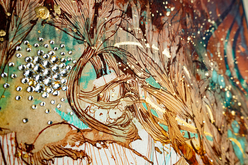 Thumbnail: The Crown - Hand finished in 24 carat Goldleaf
