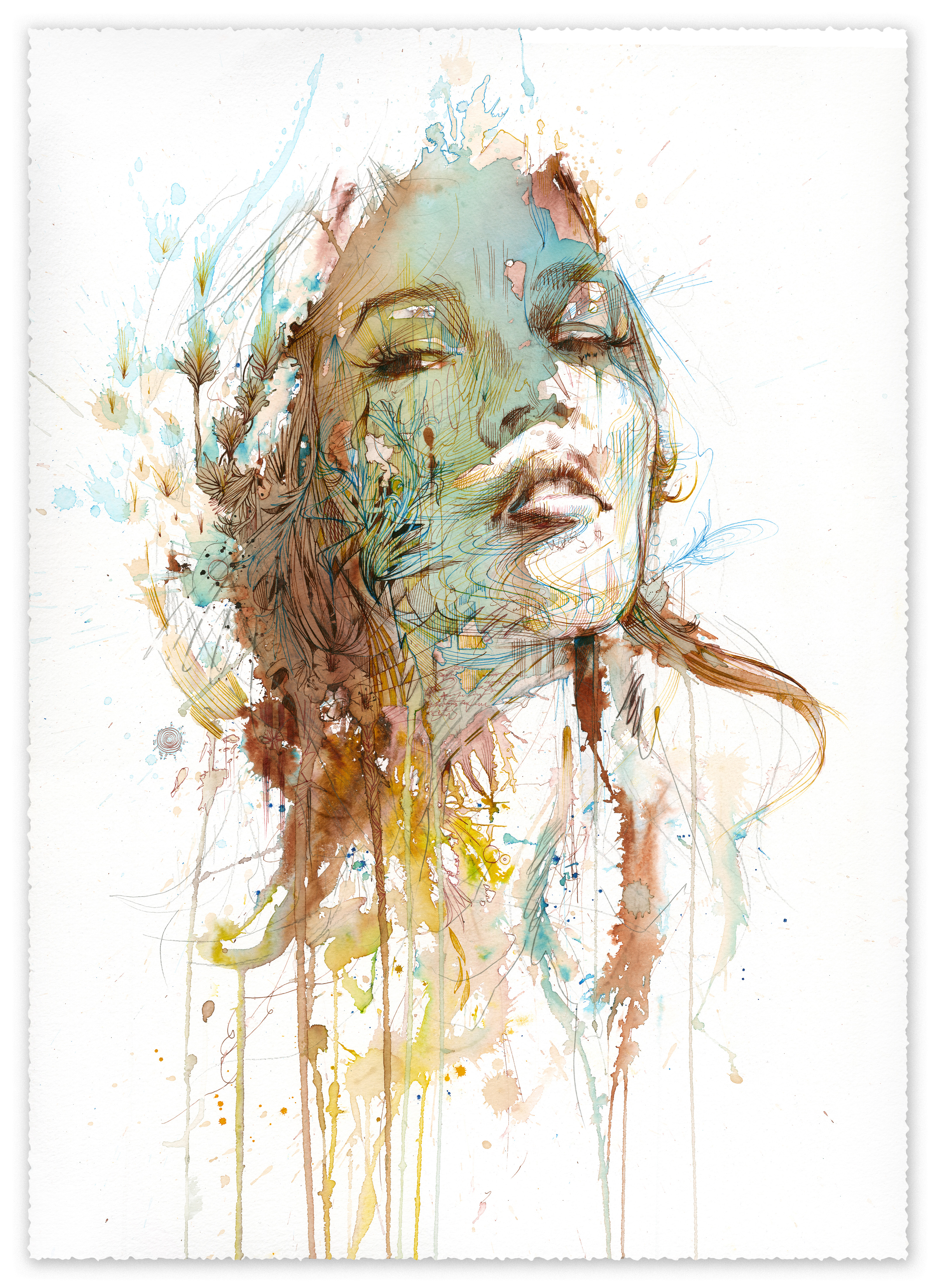 Human - Nature by Carne Griffiths