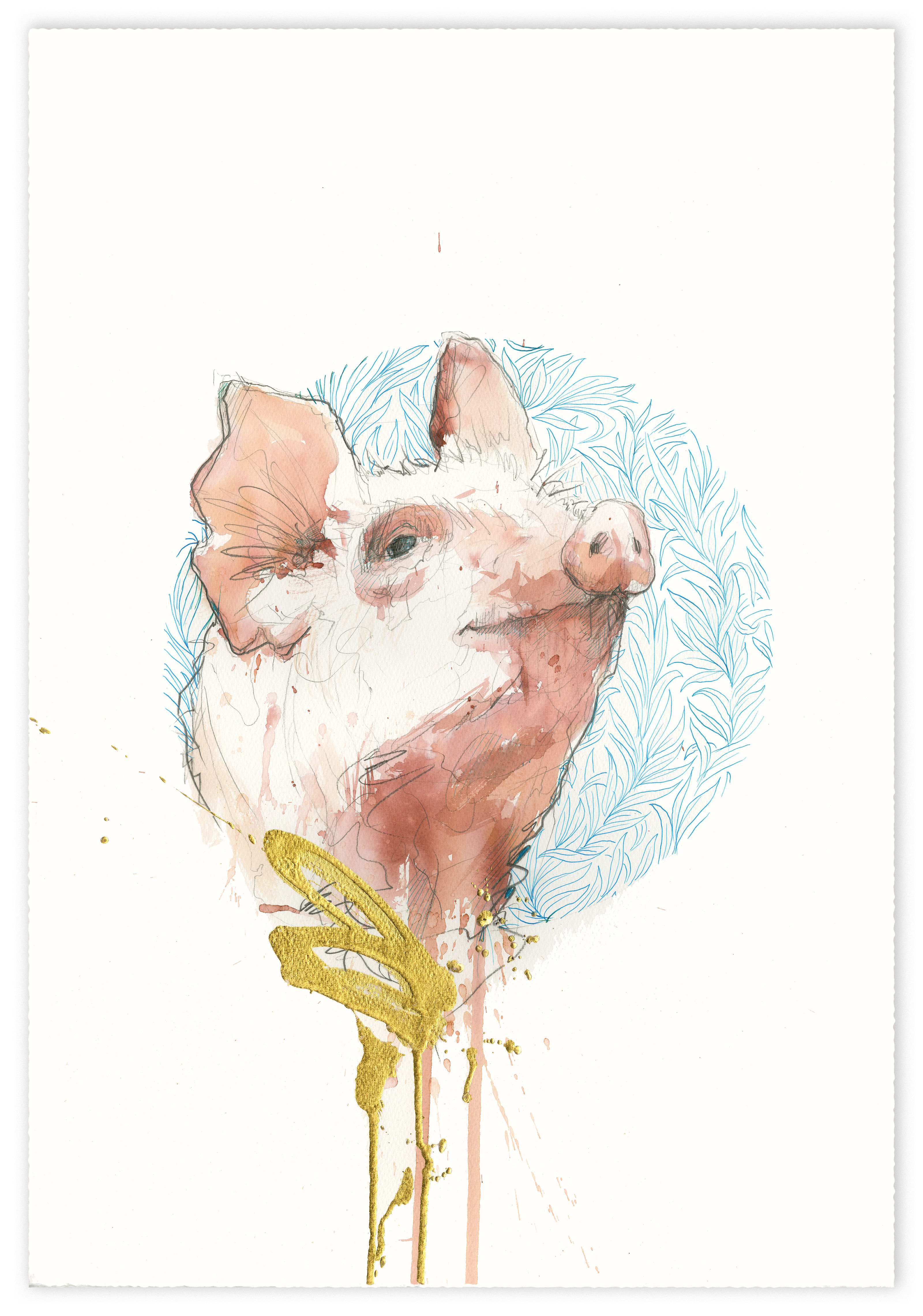 Year of the Pig by Carne Griffiths