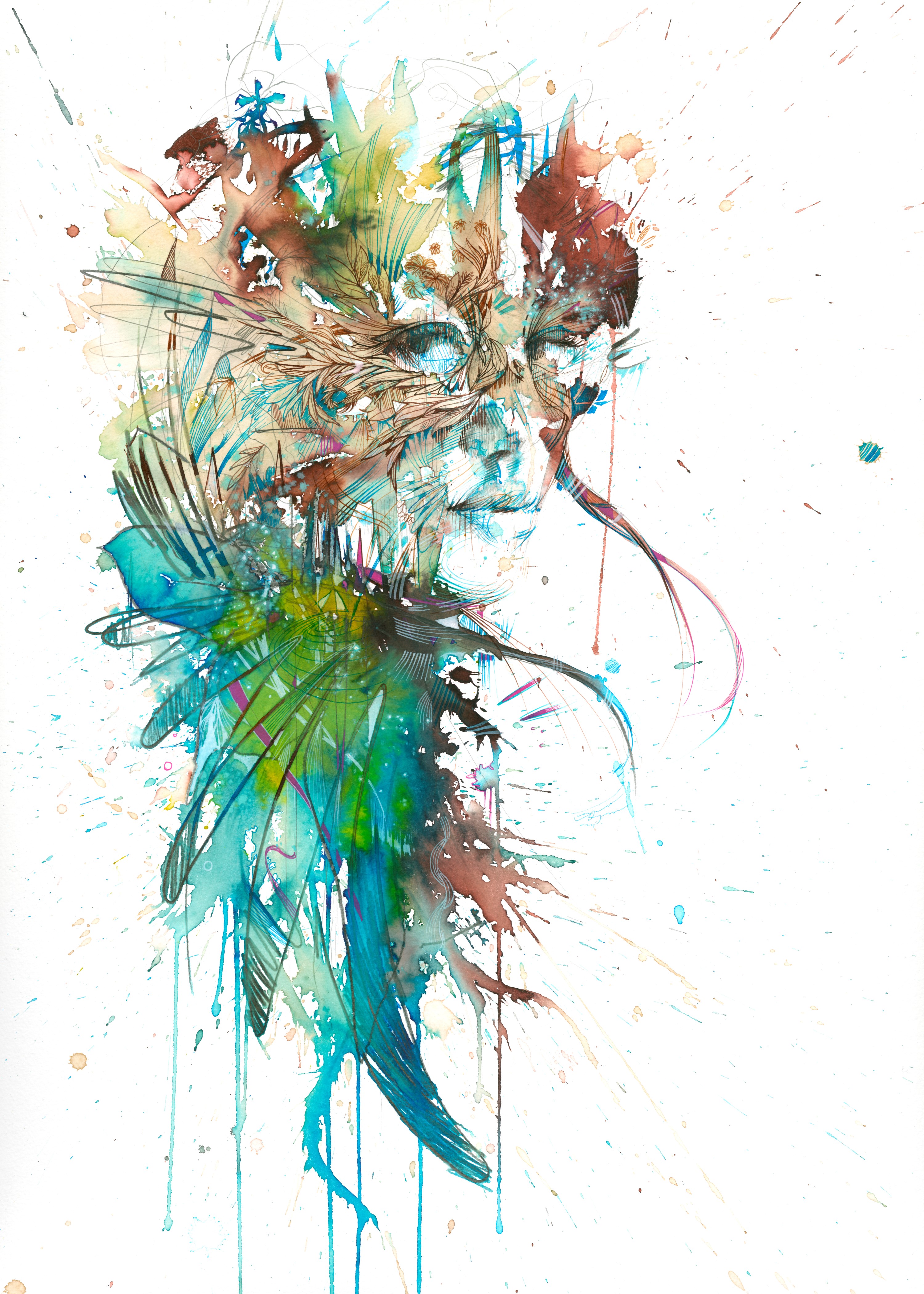 Eris God of Chaos by Carne Griffiths
