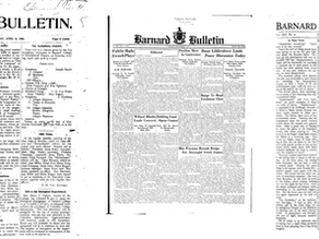 A Look at the First Twenty Years of the Barnard Bulletin