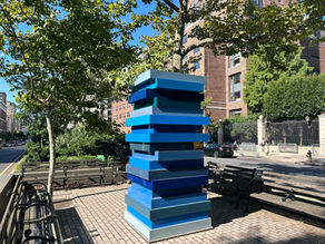 Artist Sean Scully celebrates the “endless rhythms of Broadway” with new art installation
