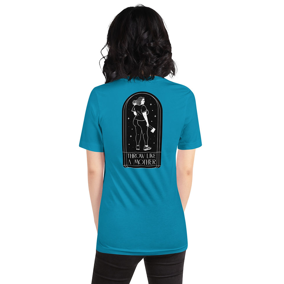 Thumbnail: Throw Like A Mother Tee