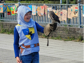 Ridderspelen ter afsluiting thema Middeleeuwen