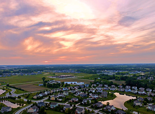 sunset over cobblestone lakes.jpg