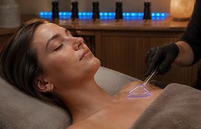 Electro-lymphatic detox session designed to support circulation and fluid movement at Sculpted Wellness Spa near Tupelo, MS.