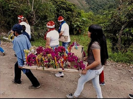 Luminarias con flores