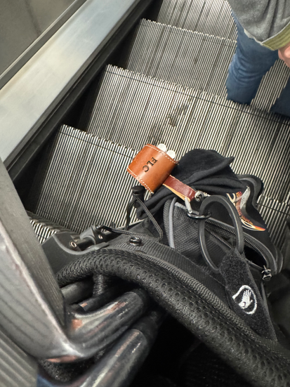 Golf clubs through the tube