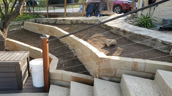 Tiered Garden Bed Install