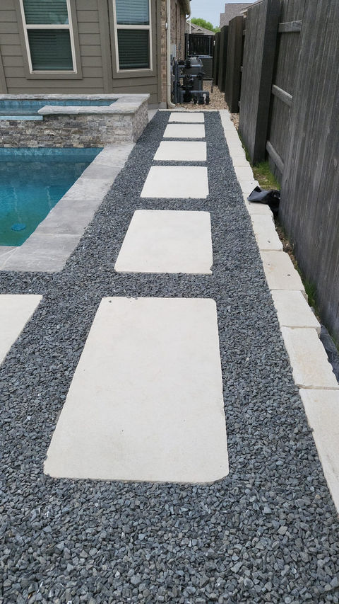 Grey and White Pool