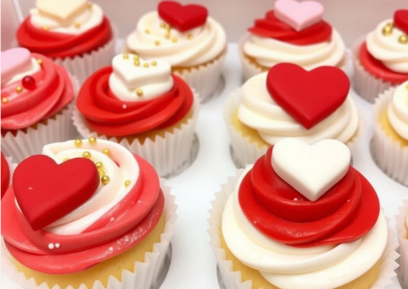 Valentines Day Cupcakes Combo