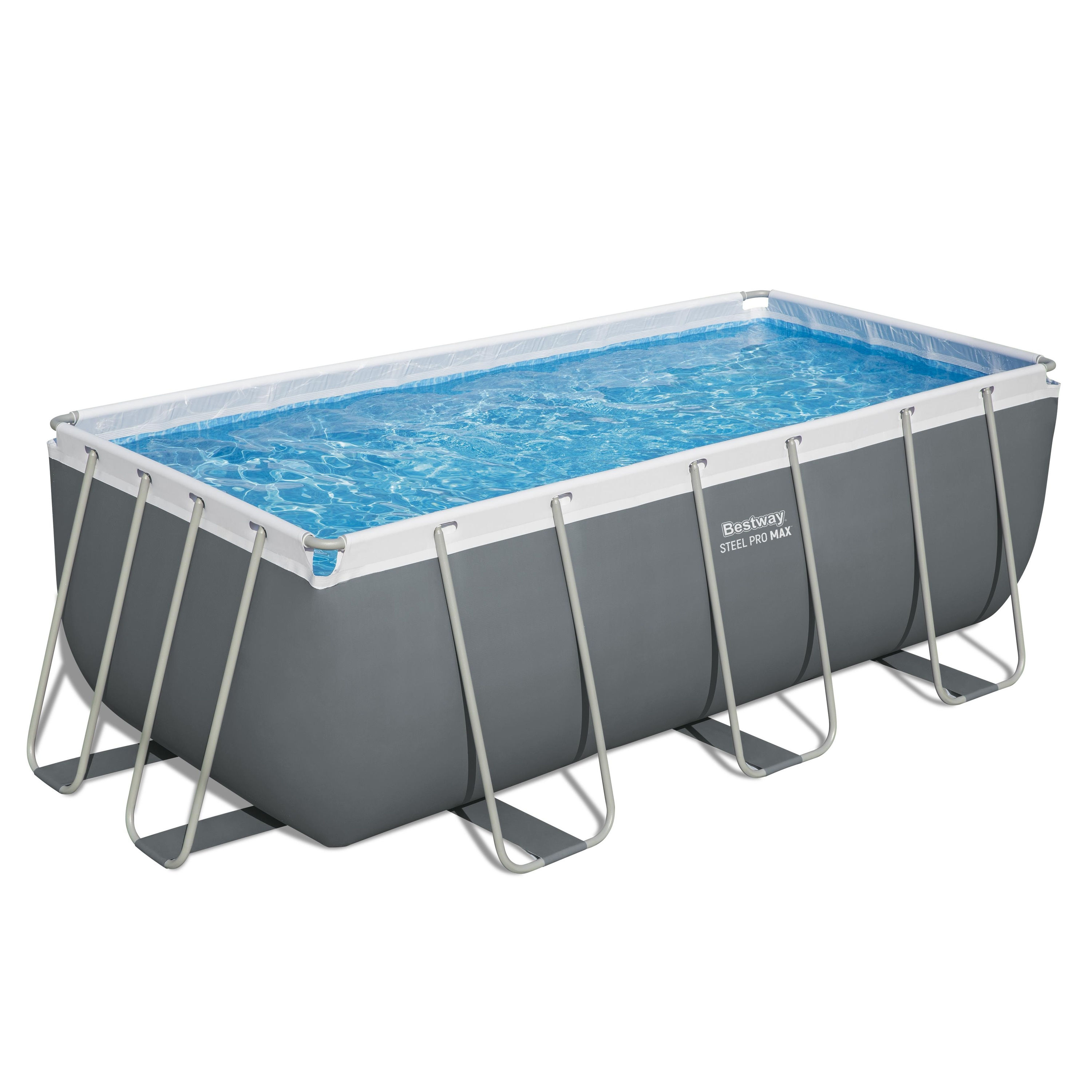 56457 - Bestway® Steel Pro™ Rectangle Pool Set (13'6"x6'7"x4") w. Sand Filter