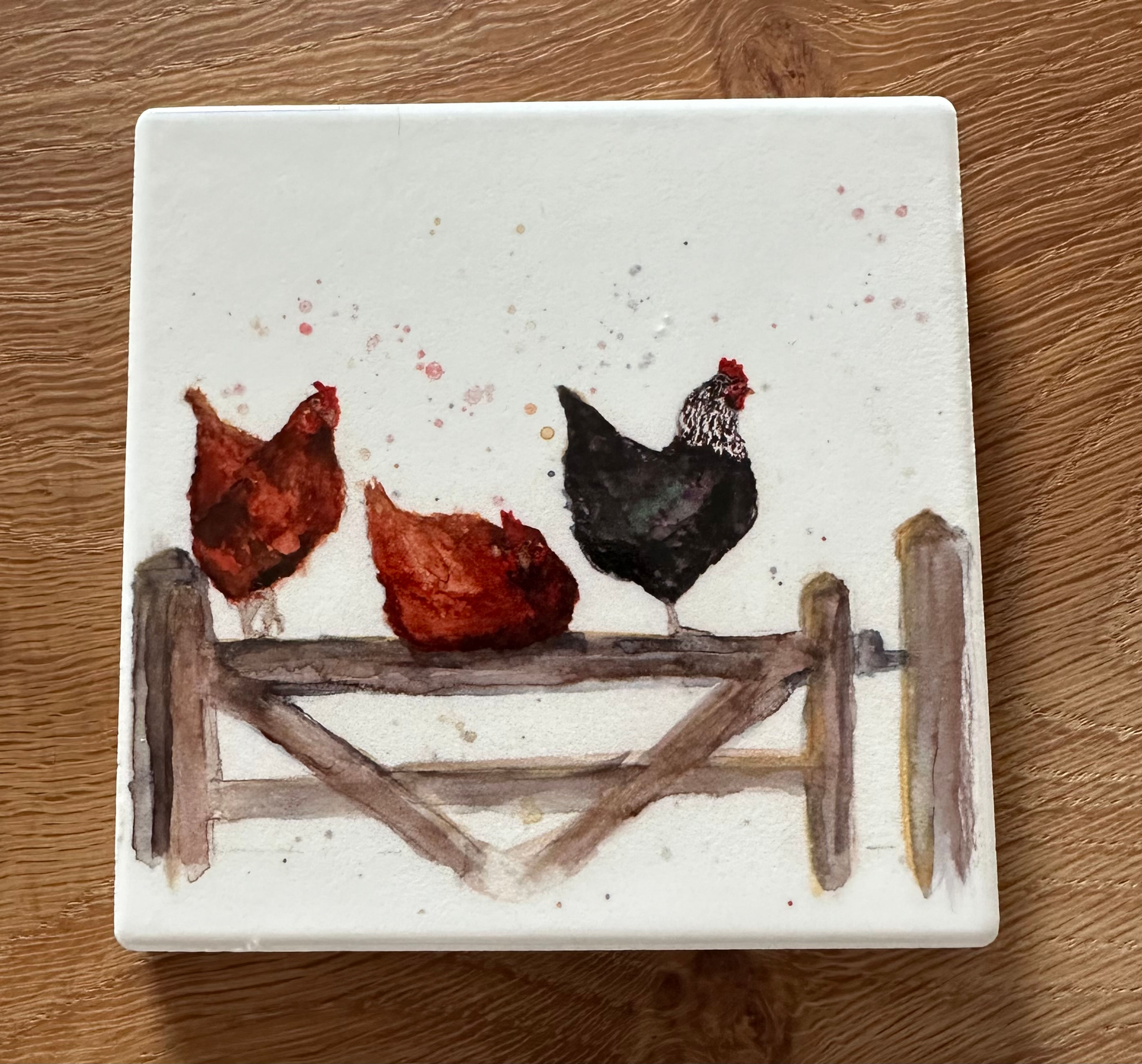 Gateway To Happiness Ceramic Coaster