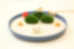 Thumbnail: Miniature zen garden with rabbits