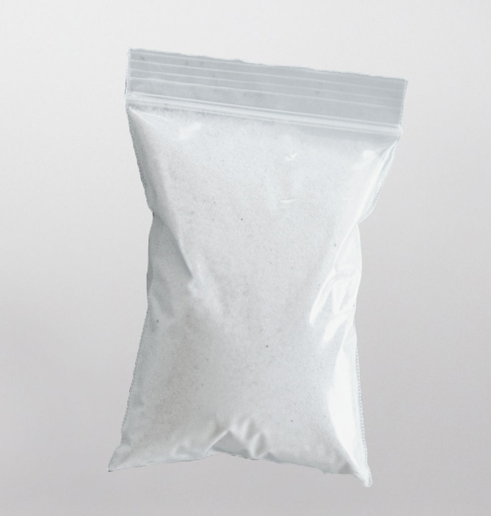 Thumbnail: White powder in plastic bag