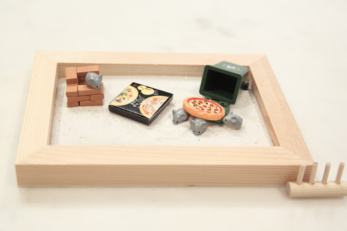 Pizza Rats & Dumpster Fire Zen Garden | Mayberry Zen Gardens