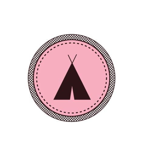 Tent Badge Pink