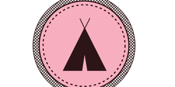 Tent Badge Pink