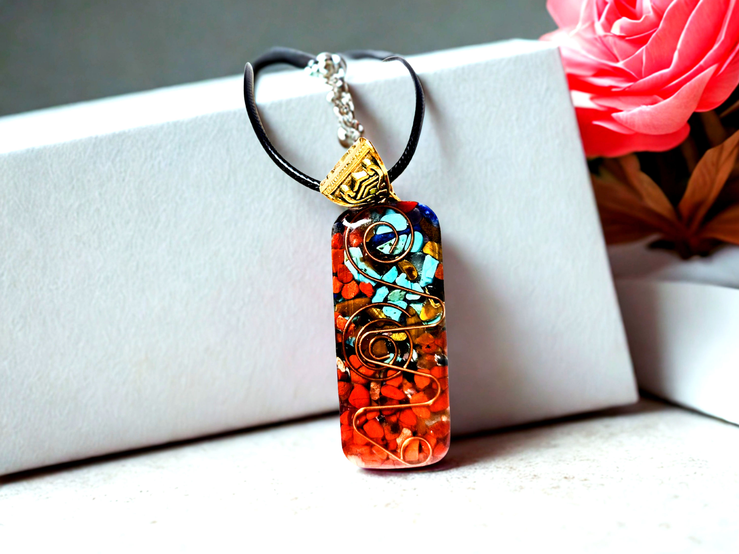 Orgone Necklace Natural Stone