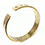 Thumbnail: Mantra Lotus-Brass & Copper cuff bracelet- CS