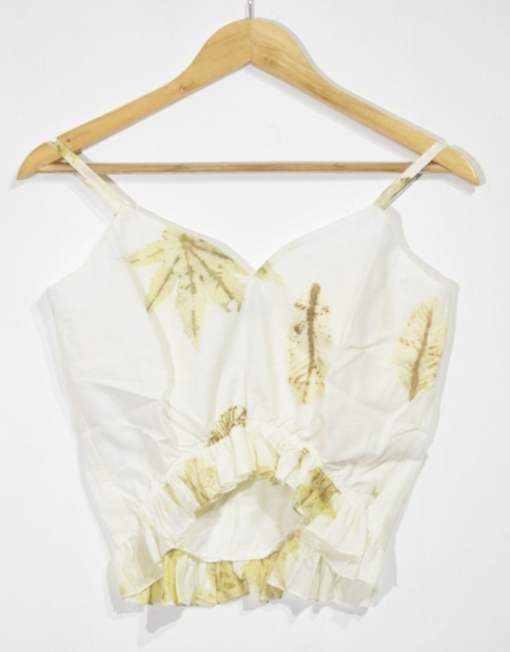 Miniature : LACOSMO ECOPRINT CROP TOP WOMEN