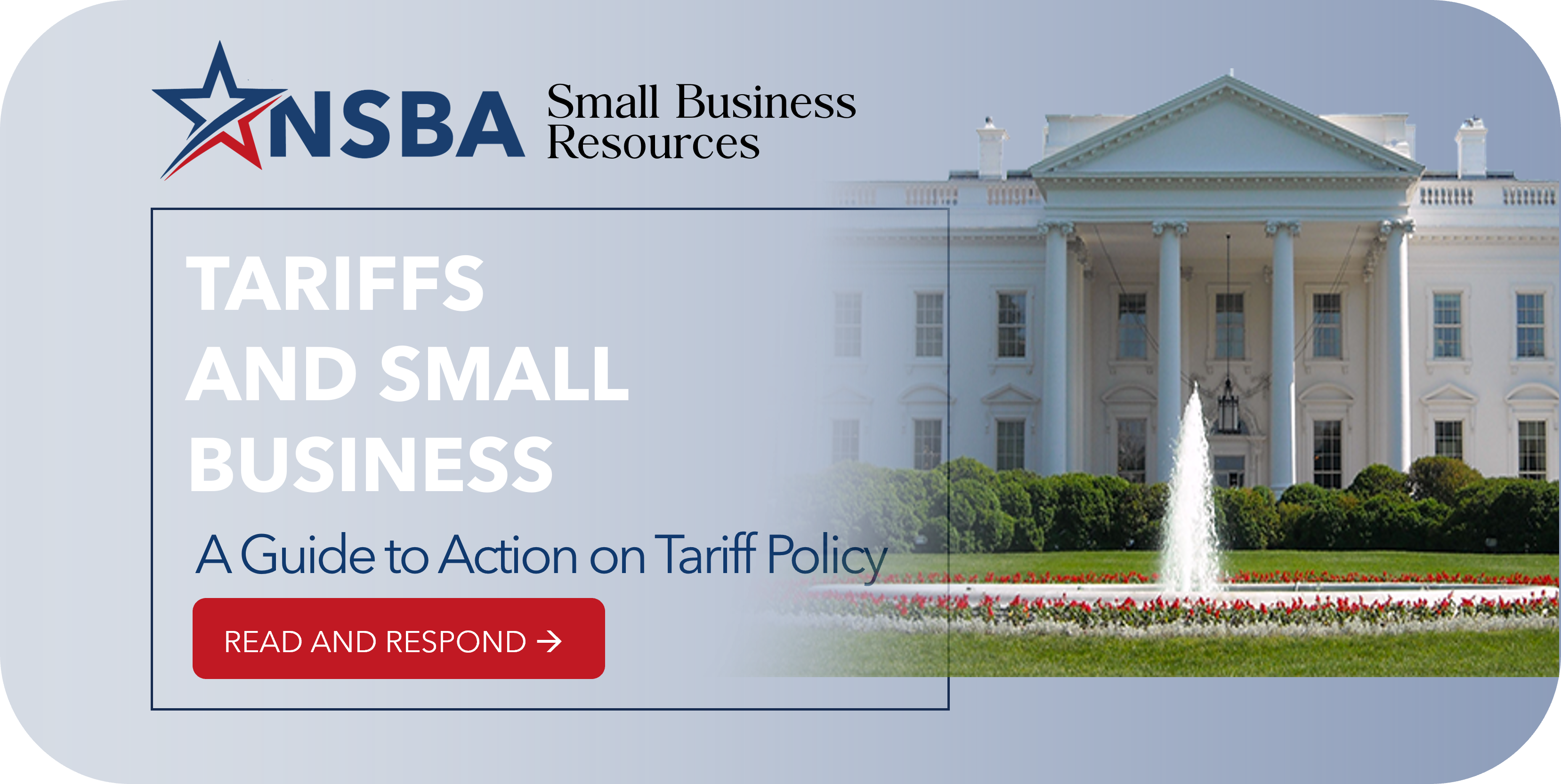 Fighting for the nation's most important economic community, NSBA is proud to advocate for effective tariff policies, including exemptions for small business.