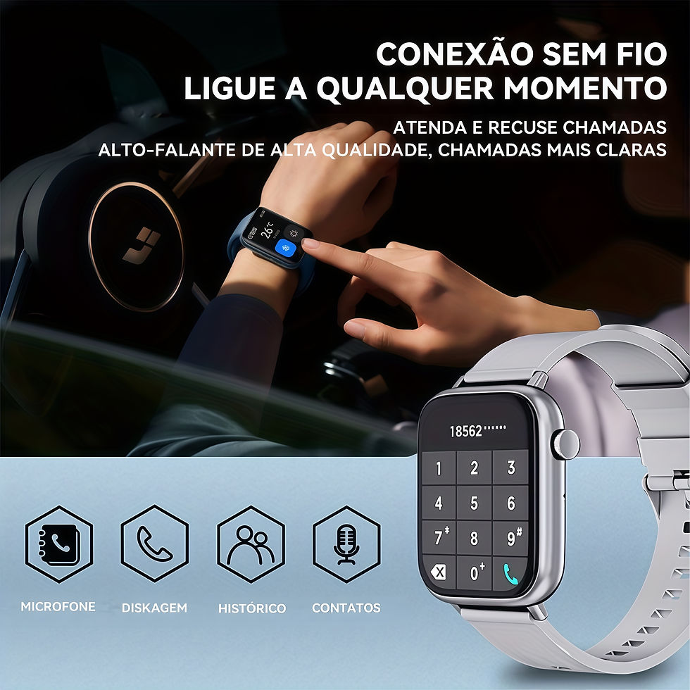 Miniatura: Smartwatch X12 com tela de 1,83 polegada