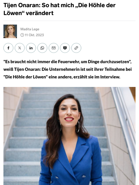 Gründerszene Interview Tijen Onaran Unternehmerin Autorin Speakerin 