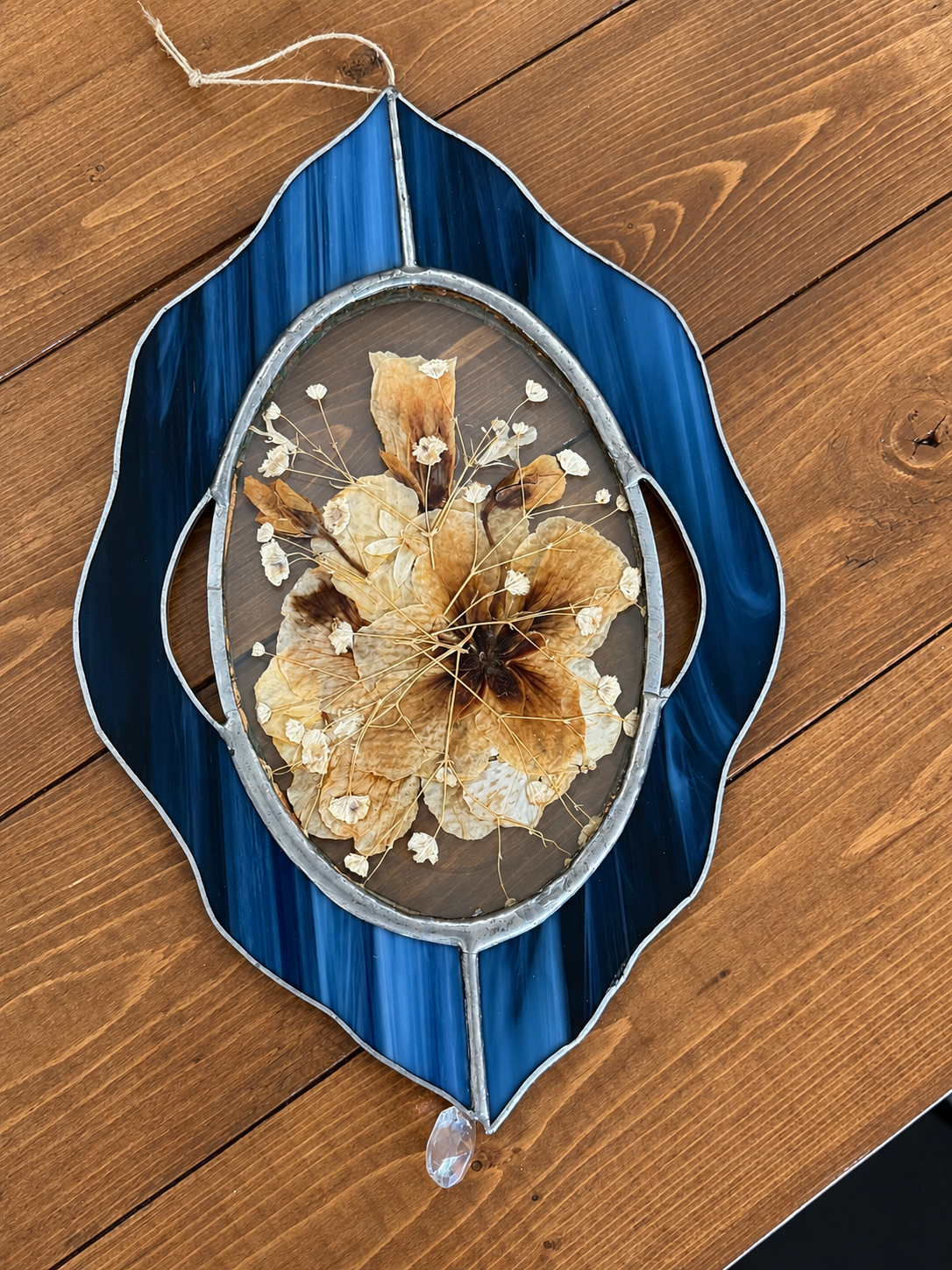 Stainglass Pressed Flowers
