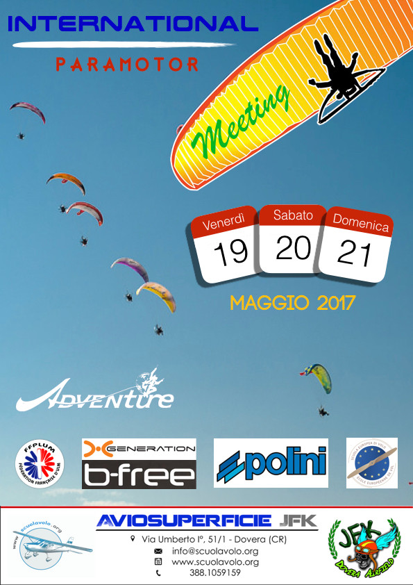 International Paramotor Meeting - Aviosuperficie JFK Dovera
