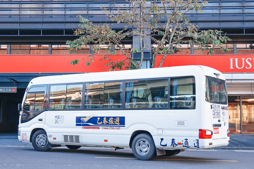 Relax Go Taiwan 20-seater coach. Source: Relax Go Taiwan Team