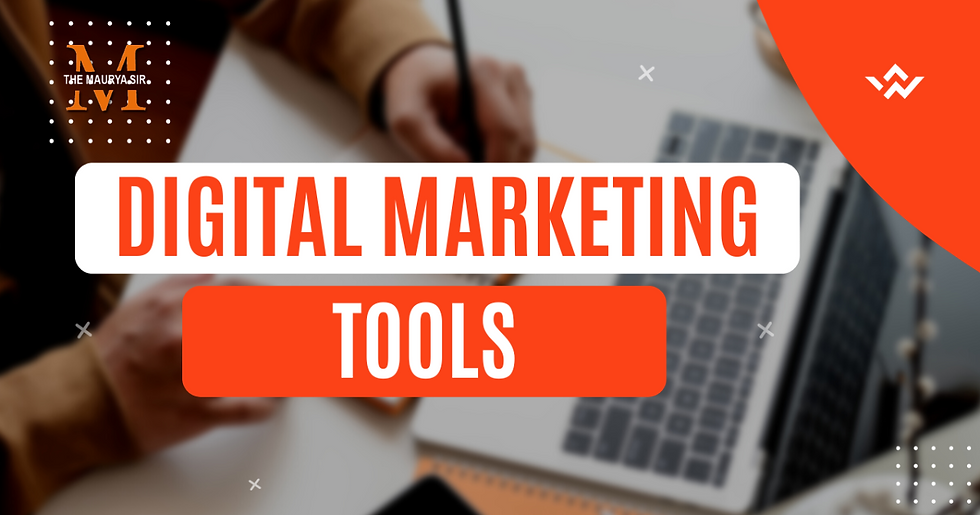 Digital marketing tools