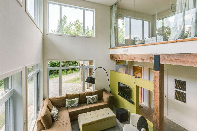 Le salon vu du haut